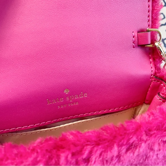 Kate Spade Audrey Shearling Micro Crossbody - Picture 9 of 11